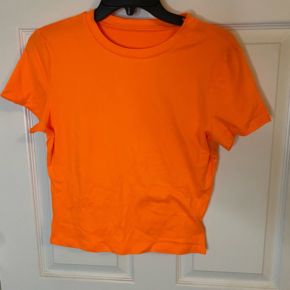 SHEIN Bold Orange Tee